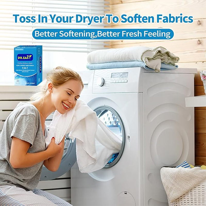 anti‑static dryer sheets