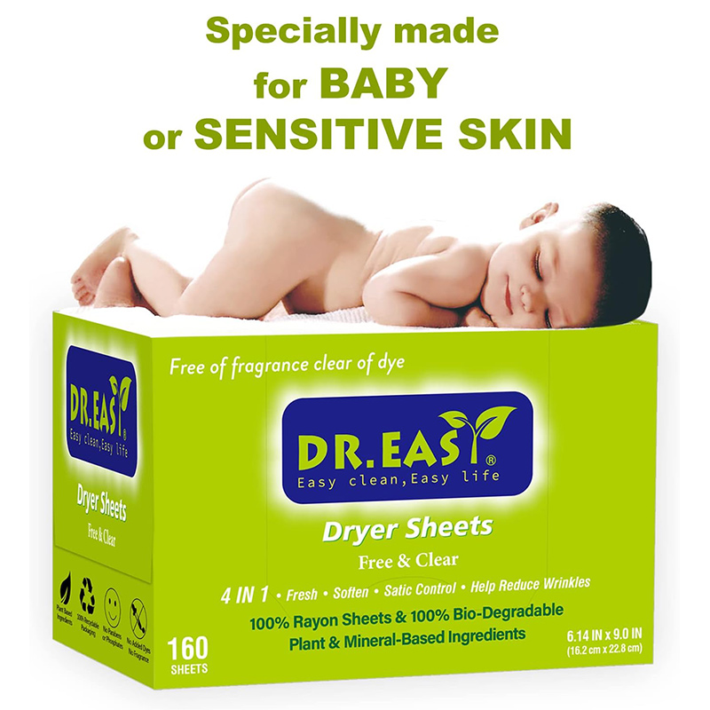 free and clear dryer sheets