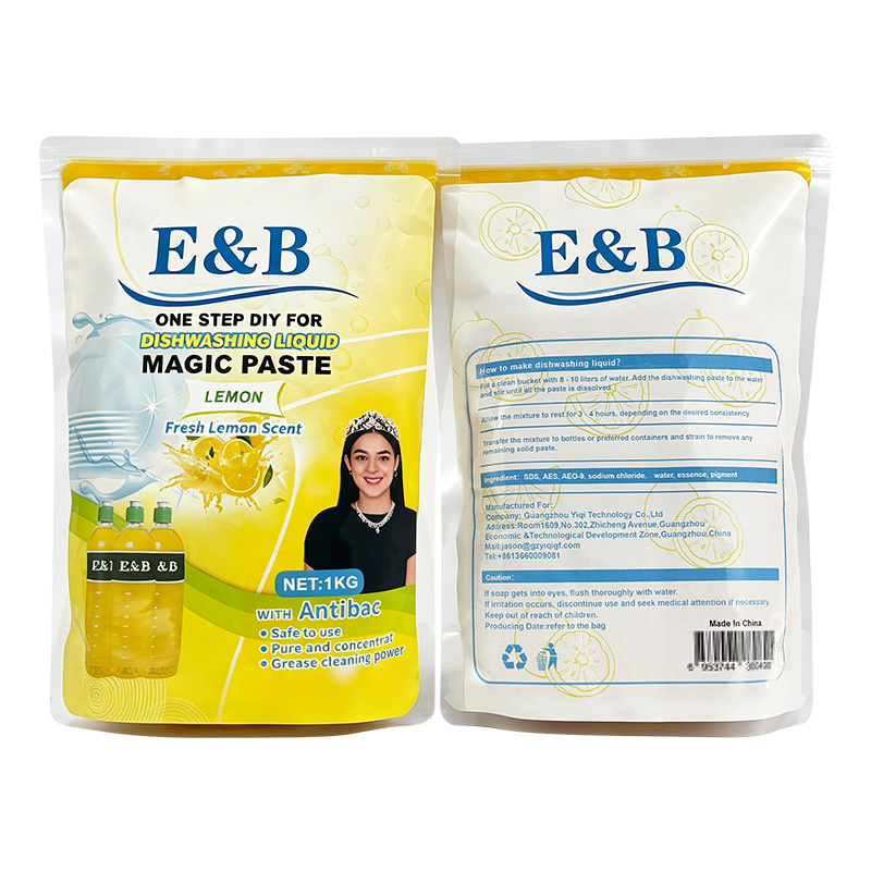 Lemon Concentrated DIY Dishwashing Liquid Paste Antibacterial Kitchen Cleaner